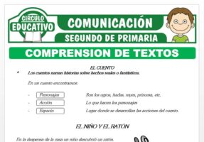 ᐈ Comunicación para Segundo de Primaria – 46 Fichas GRATIS