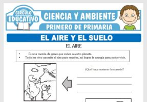 El Aire y el Suelo para Primero de Primaria – Fichas GRATIS