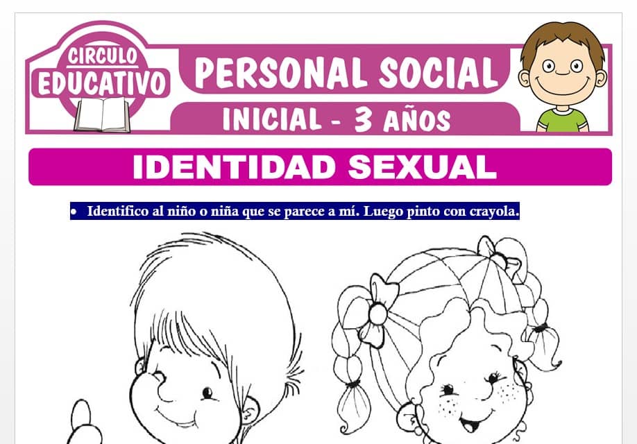Identidad Sexual para Niños de Tres Años