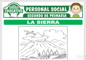 La Sierra para Segundo de Primaria – Fichas GRATIS