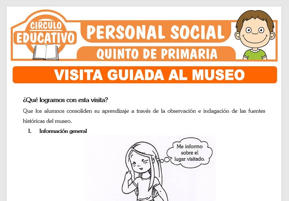 Visita Guiada al Museo para Quinto de Primaria
